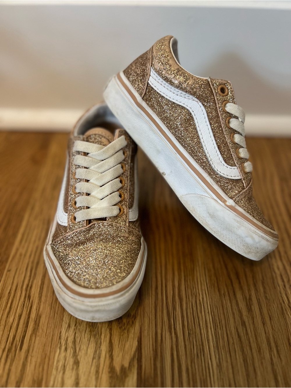 Vans Old Skool Glitter Skate Sneakers